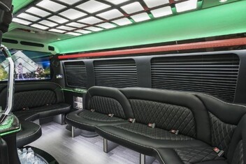 Columbia Sprinter Party Bus Interior