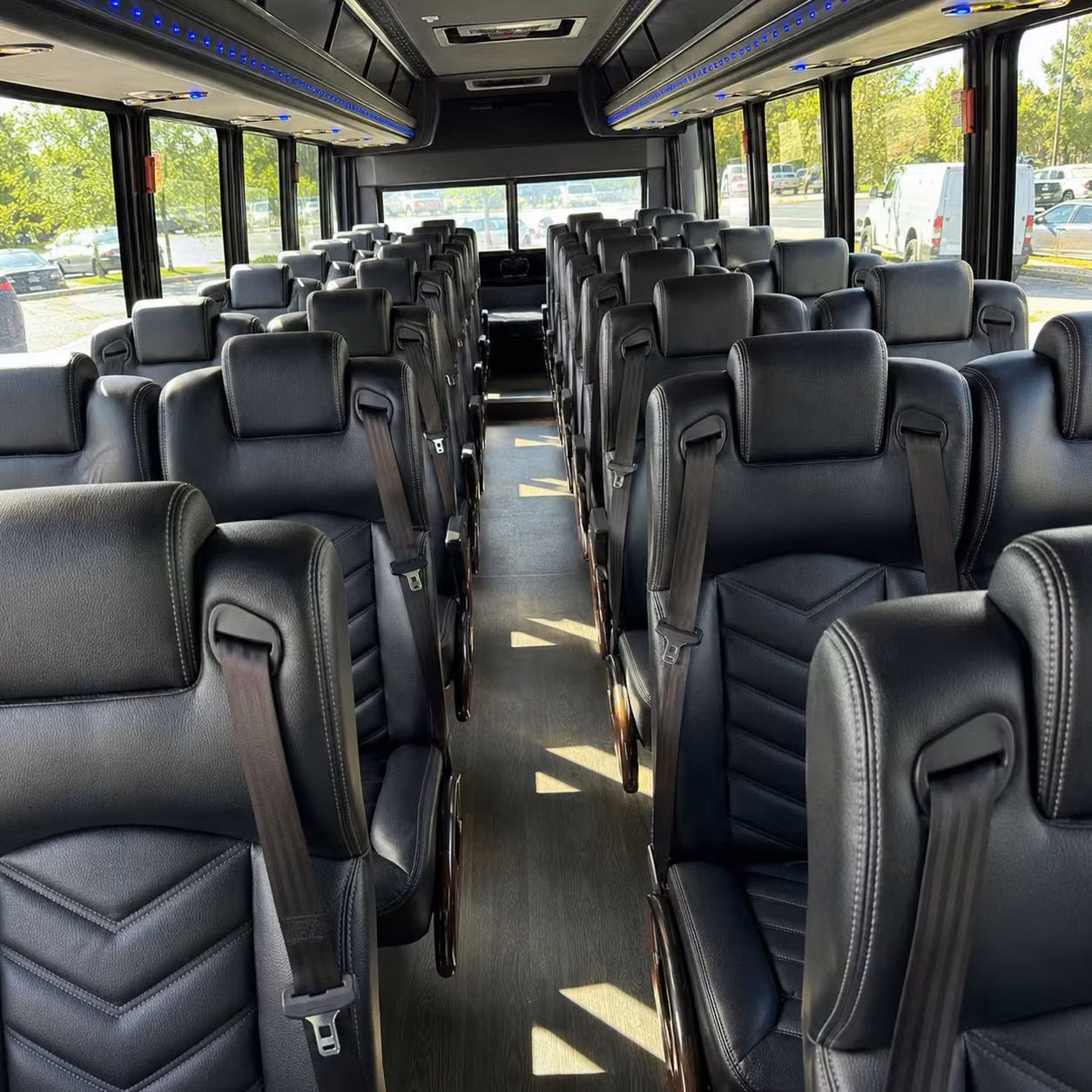 25 passenger minibus inside