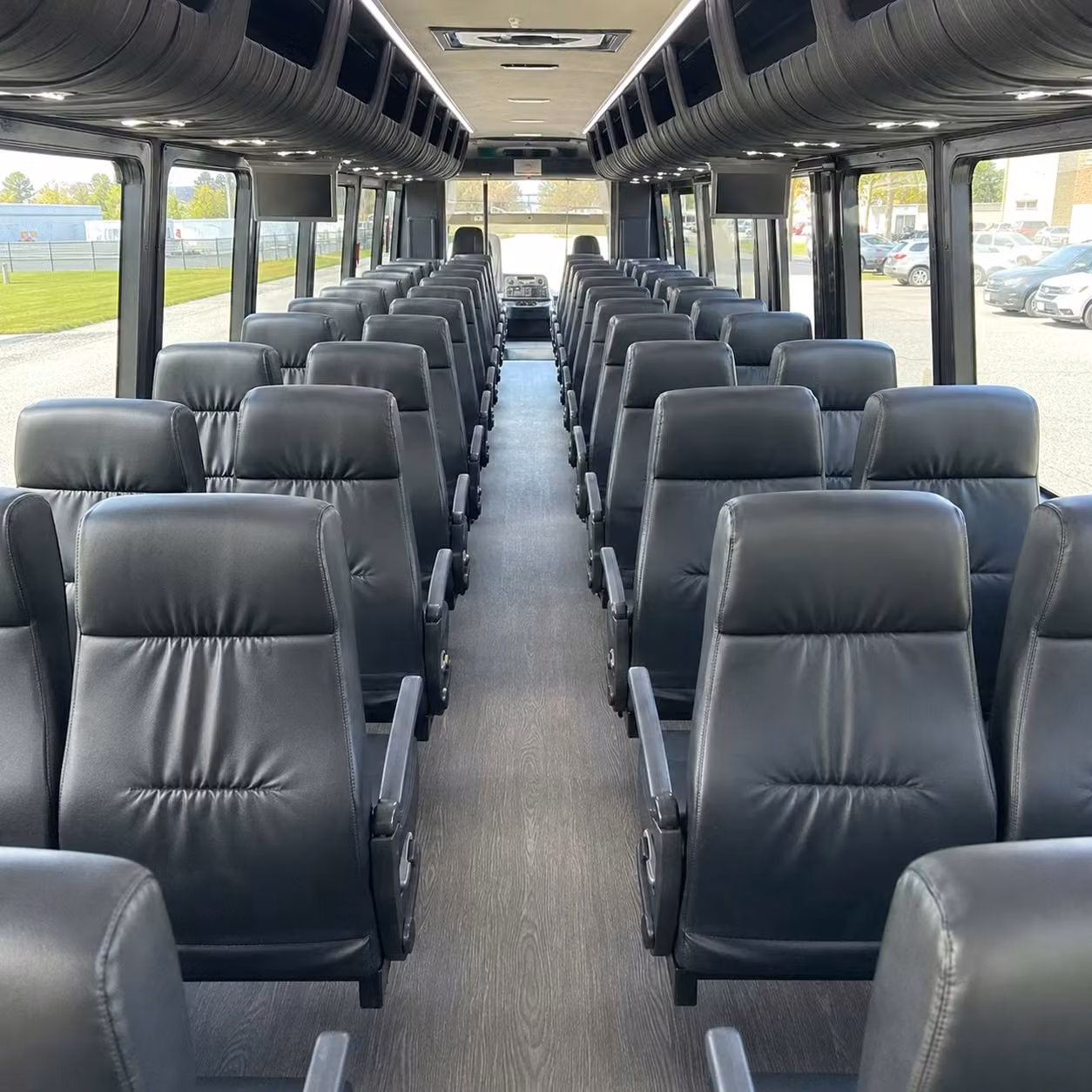 25 passenger minibus interior