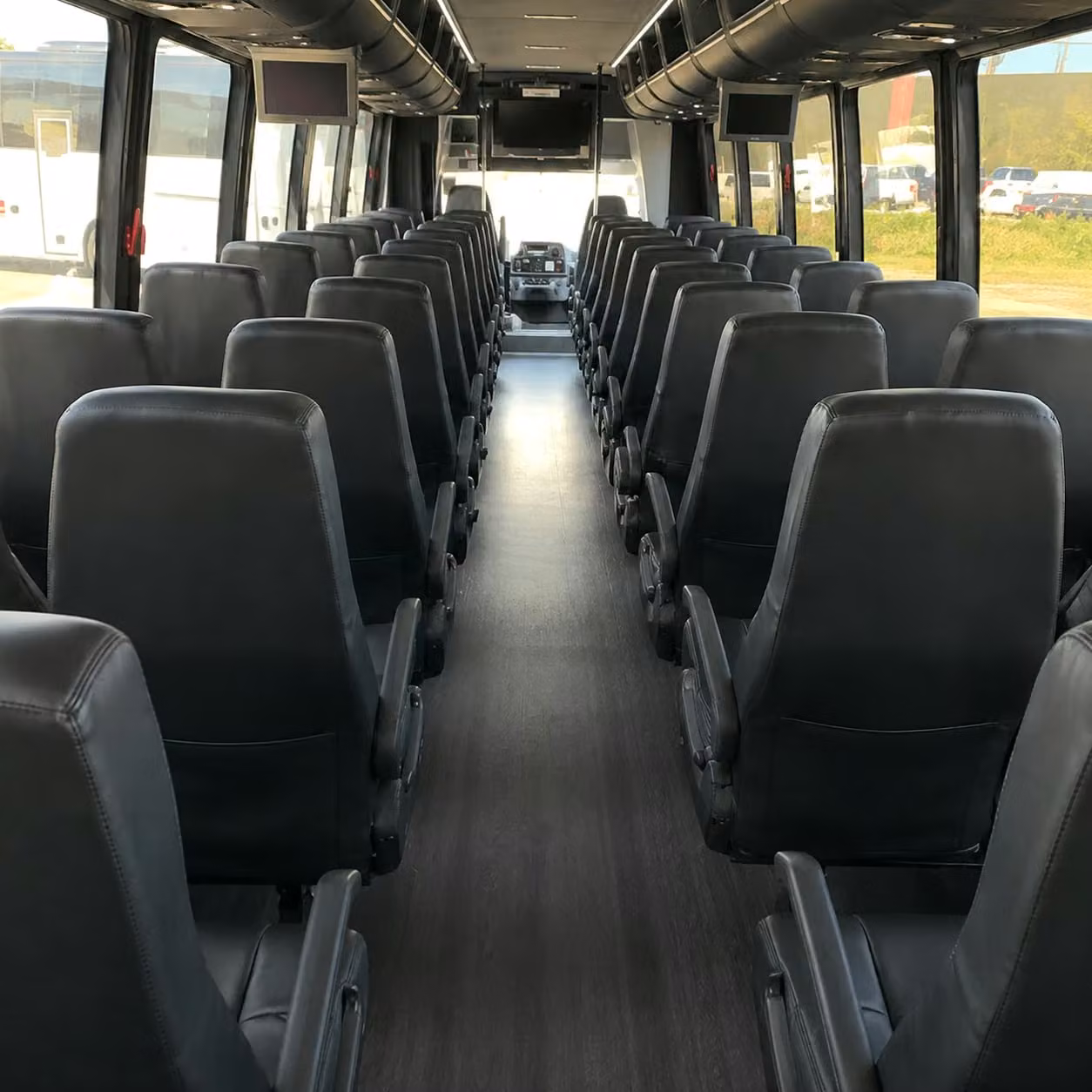 28 passenger minibus inside