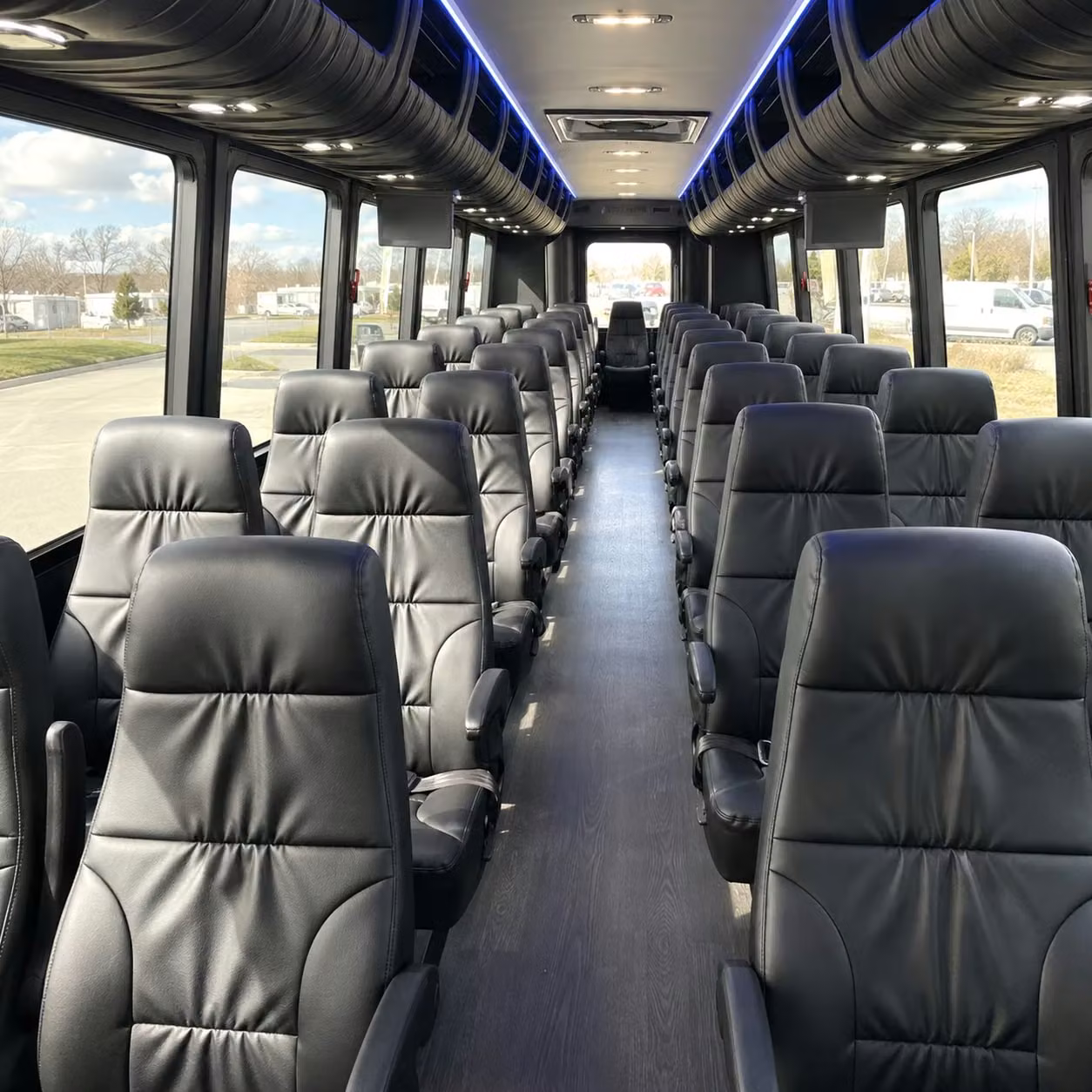 35 passenger minibus interior