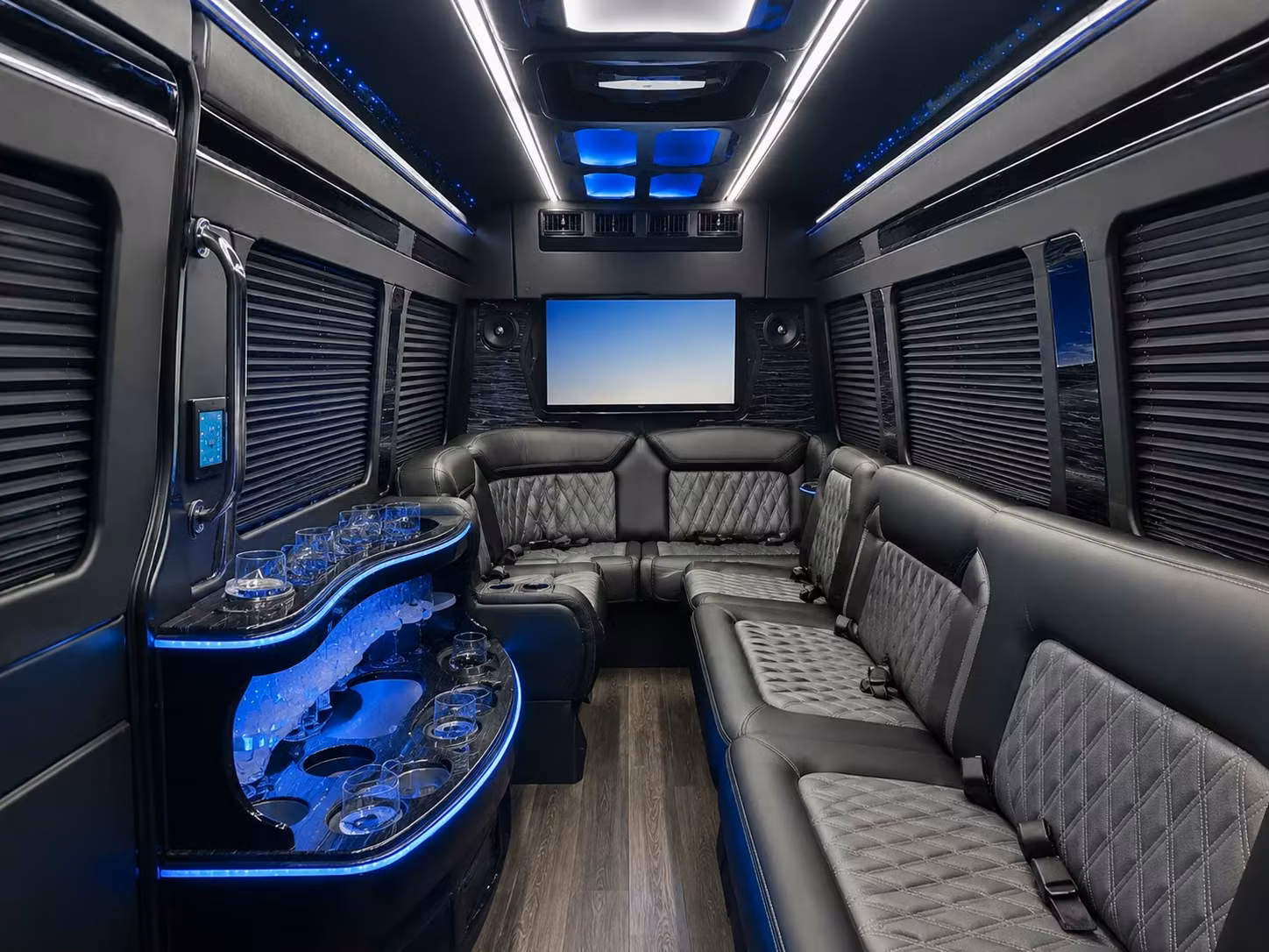 prom transportation for large groups and multiple buses in columbia