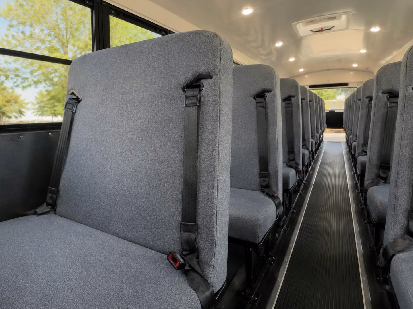 school bus interior