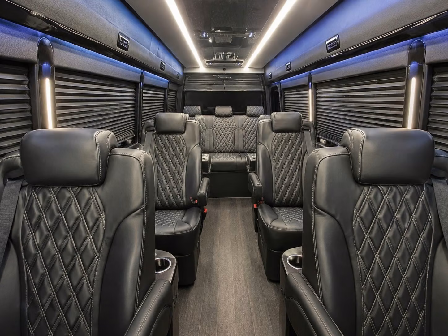 sprinter van with driver inside